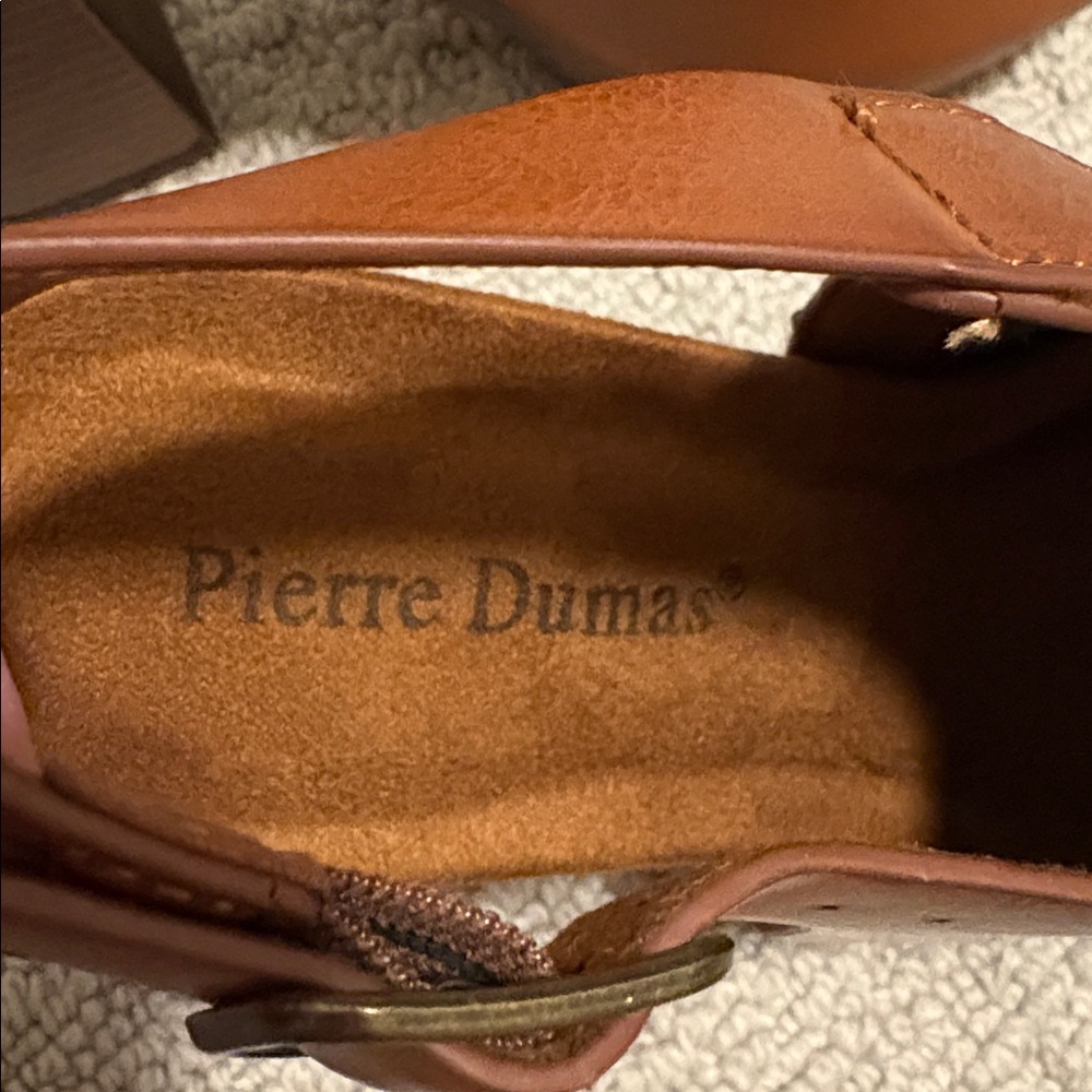 NWOT Pierre Dumas Morgen 7 Platform Sandals - Size 7 - Picture 4 of 11